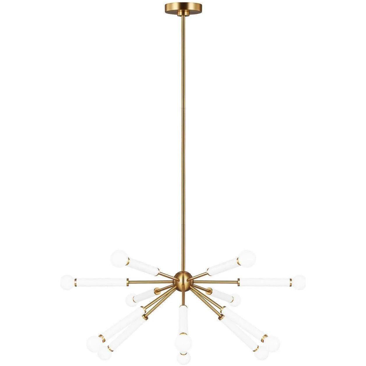 Visual Comfort Studio Collection - Monroe Chandelier - KSC10612BBSGW - Canada Light Shop