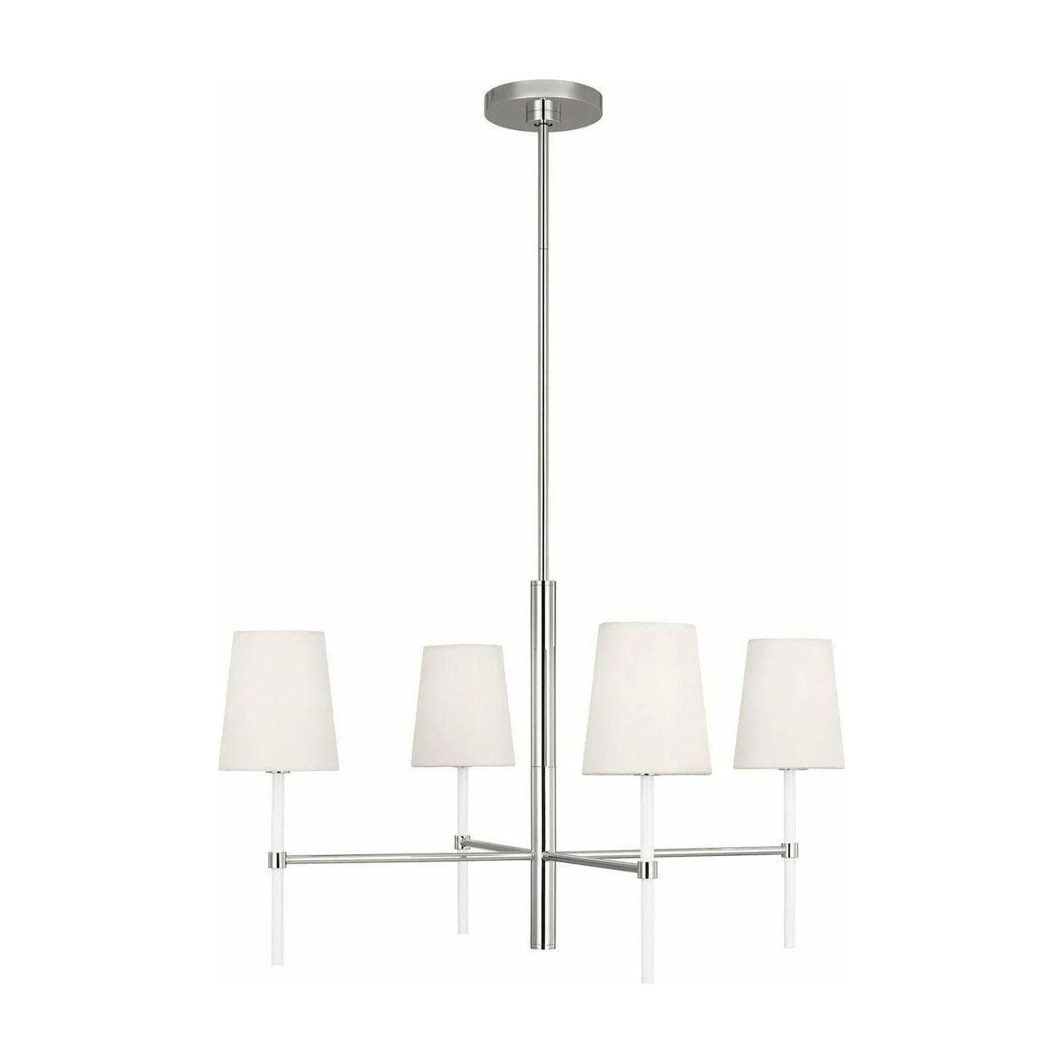 Visual Comfort Studio Collection - Monroe Chandelier - KSC1074PNGW - Canada Light Shop