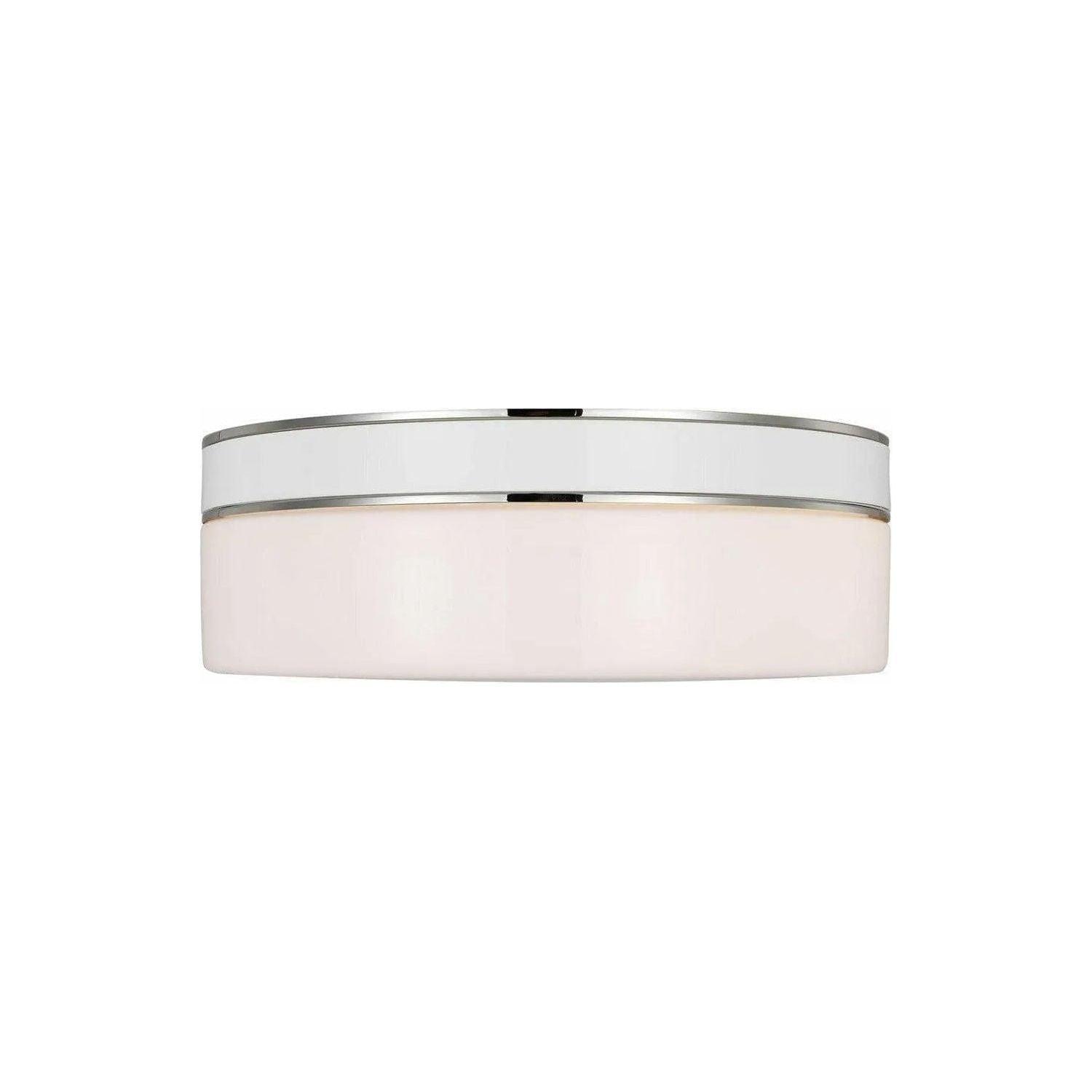 Visual Comfort Studio Collection - Monroe Flush Mount - KSF1072PNGW - Canada Light Shop