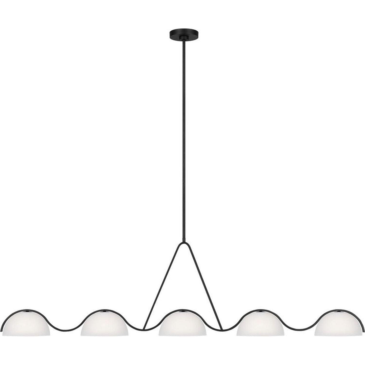 Visual Comfort Studio Collection - Nido Linear Chandelier - KC1125MBK - Canada Light Shop