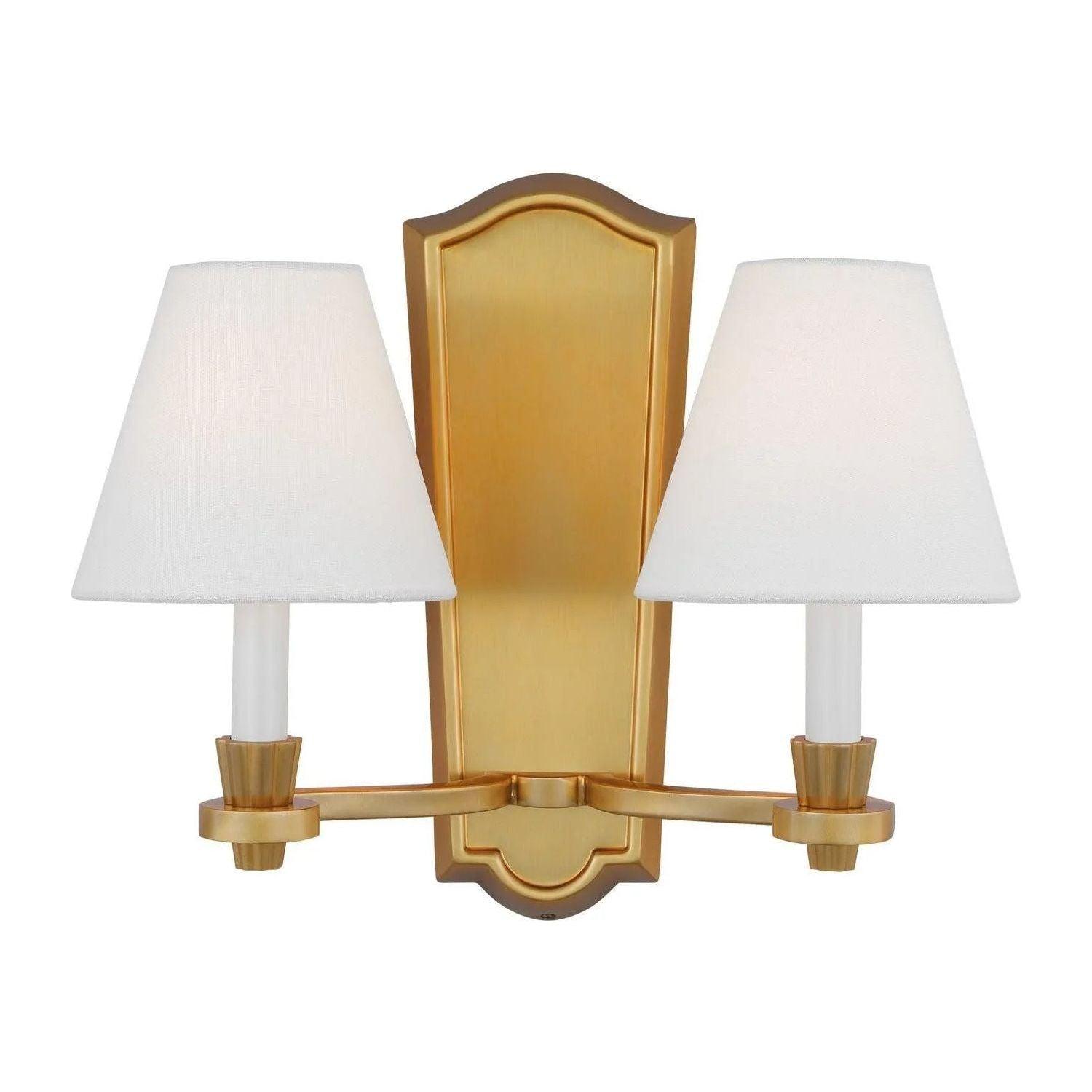 Visual Comfort Studio Collection - Paisley Double Wall Sconce - AW1112BBS - Canada Light Shop