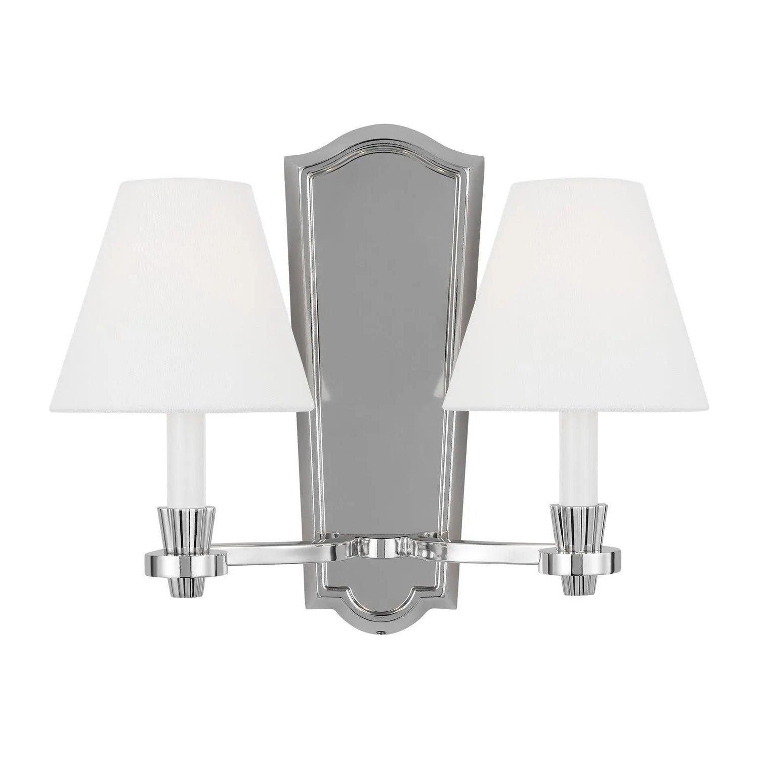 Visual Comfort Studio Collection - Paisley Double Wall Sconce - AW1112PN - Canada Light Shop
