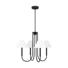 Visual Comfort Studio Collection - Porteau Chandelier - DJC1024MBK - Canada Light Shop