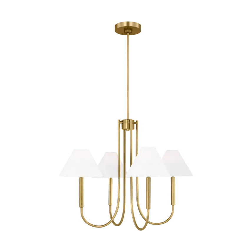 Visual Comfort Studio Collection - Porteau Chandelier - DJC1024SB - Canada Light Shop
