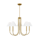 Visual Comfort Studio Collection - Porteau Chandelier - DJC1035SB - Canada Light Shop