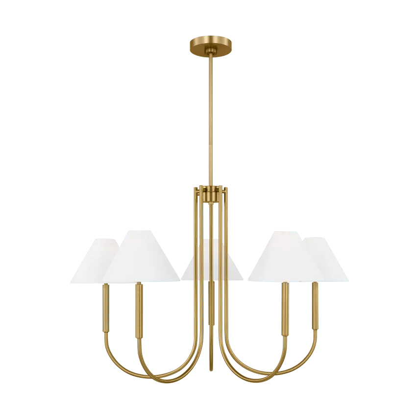 Visual Comfort Studio Collection - Porteau Chandelier - DJC1035SB - Canada Light Shop