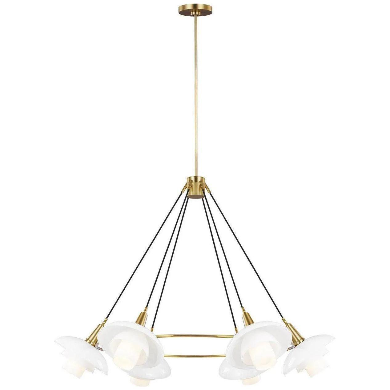 Visual Comfort Studio Collection - Rossie Chandelier - EC1226BBS - Canada Light Shop