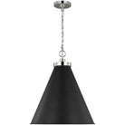 Visual Comfort Studio Collection - Wellfleet Cone Pendant - CP1281MBKPN - Canada Light Shop