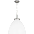 Visual Comfort Studio Collection - Wellfleet Dome Pendant - CP1301MWTPN - Canada Light Shop