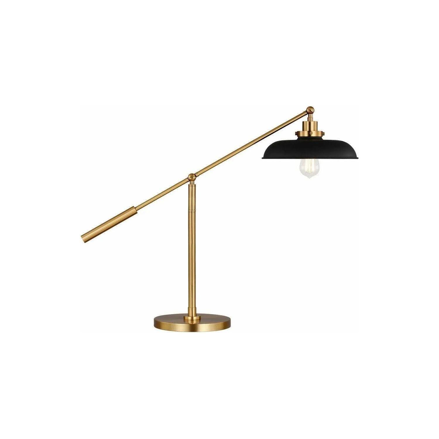 Visual Comfort Studio Collection - Wellfleet Wide Desk Lamp - CT1111MBKBBS1 - Canada Light Shop