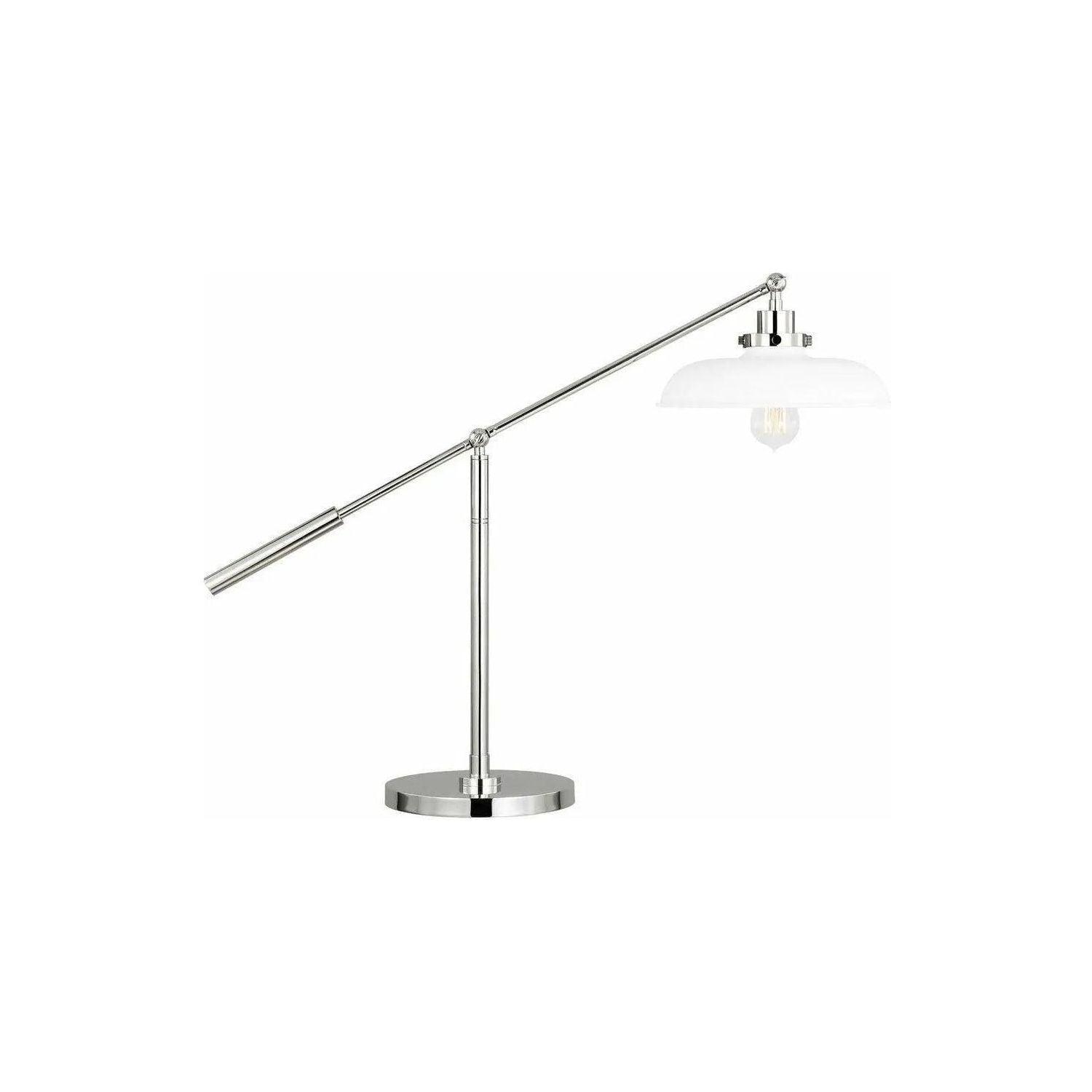 Visual Comfort Studio Collection - Wellfleet Wide Desk Lamp - CT1111MWTPN1 - Canada Light Shop