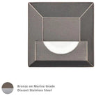 WAC Lighting - 2061 2-Inch LED Square Inground Step Light - 2061-30BS - Canada Light Shop