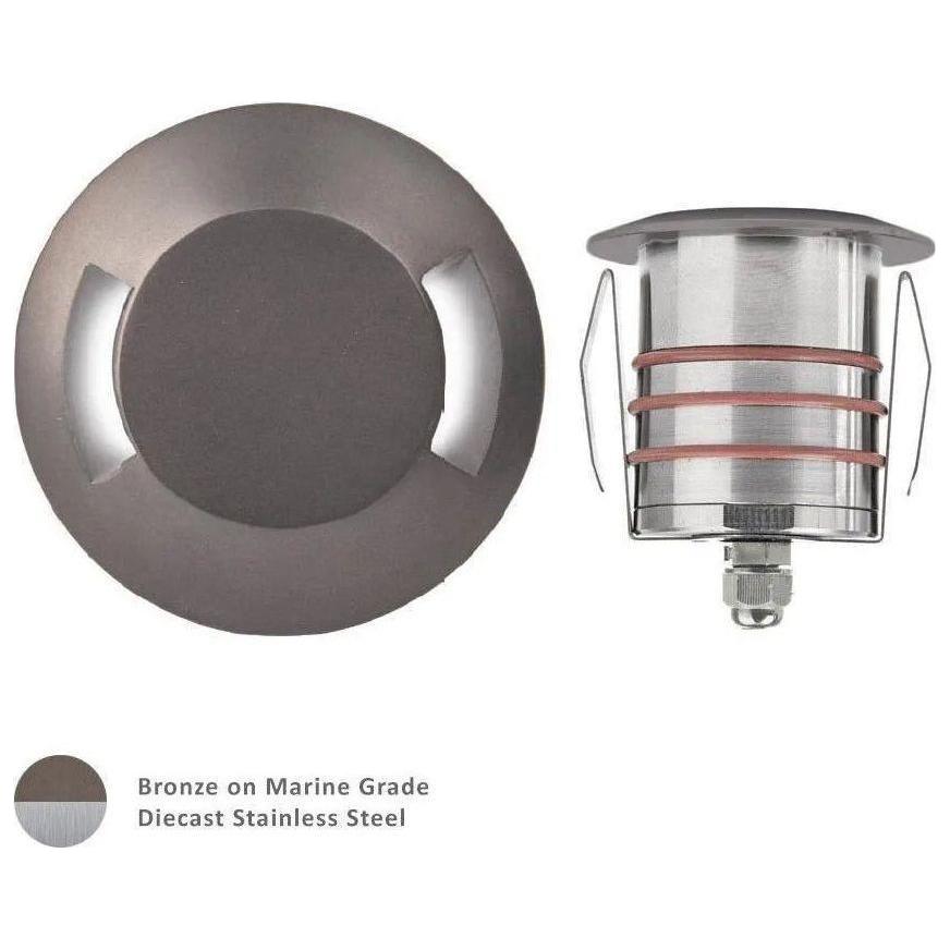 WAC Lighting - 2071 2-Inch Bi-Directional LED Recessed Inground/Indicator Light - 2071-30BS - Canada Light Shop