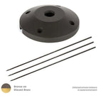 WAC Lighting - 5000 Surface Mount Canopy - 5000-SCP-BBR - Canada Light Shop