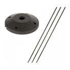 WAC Lighting - 5000 Surface Mount Canopy - 5000-SCP-BK - Canada Light Shop