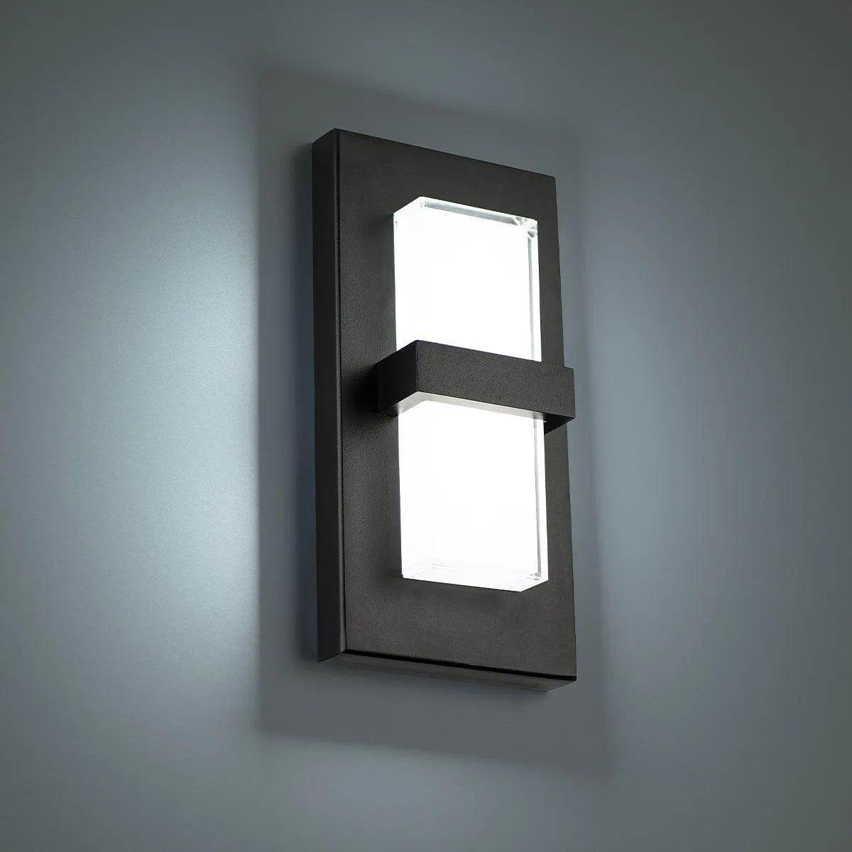 WAC Lighting - Bandeau LED Outdoor Wall Light - WS-W21110-40-BK - Canada Light Shop