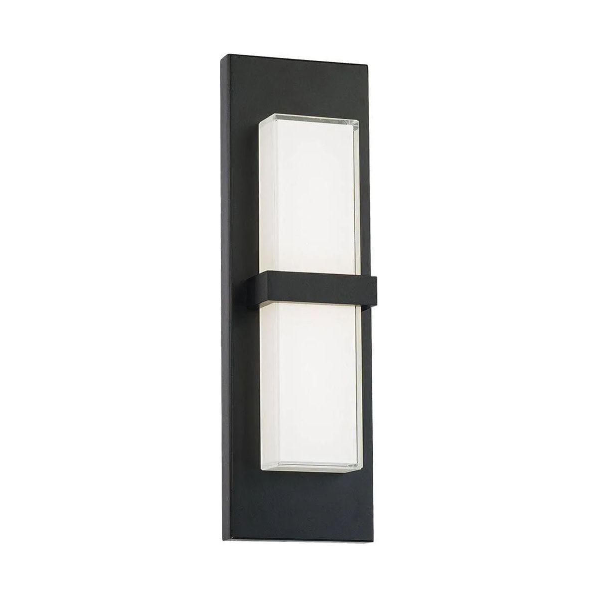 WAC Lighting - Bandeau LED Outdoor Wall Light - WS-W21116-40-BK - Canada Light Shop