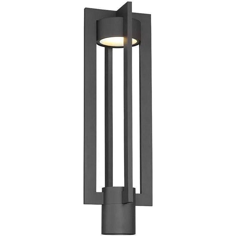 WAC Lighting - Chamber LED Outdoor Post Light - PM-W48620-BK - Canada Light Shop