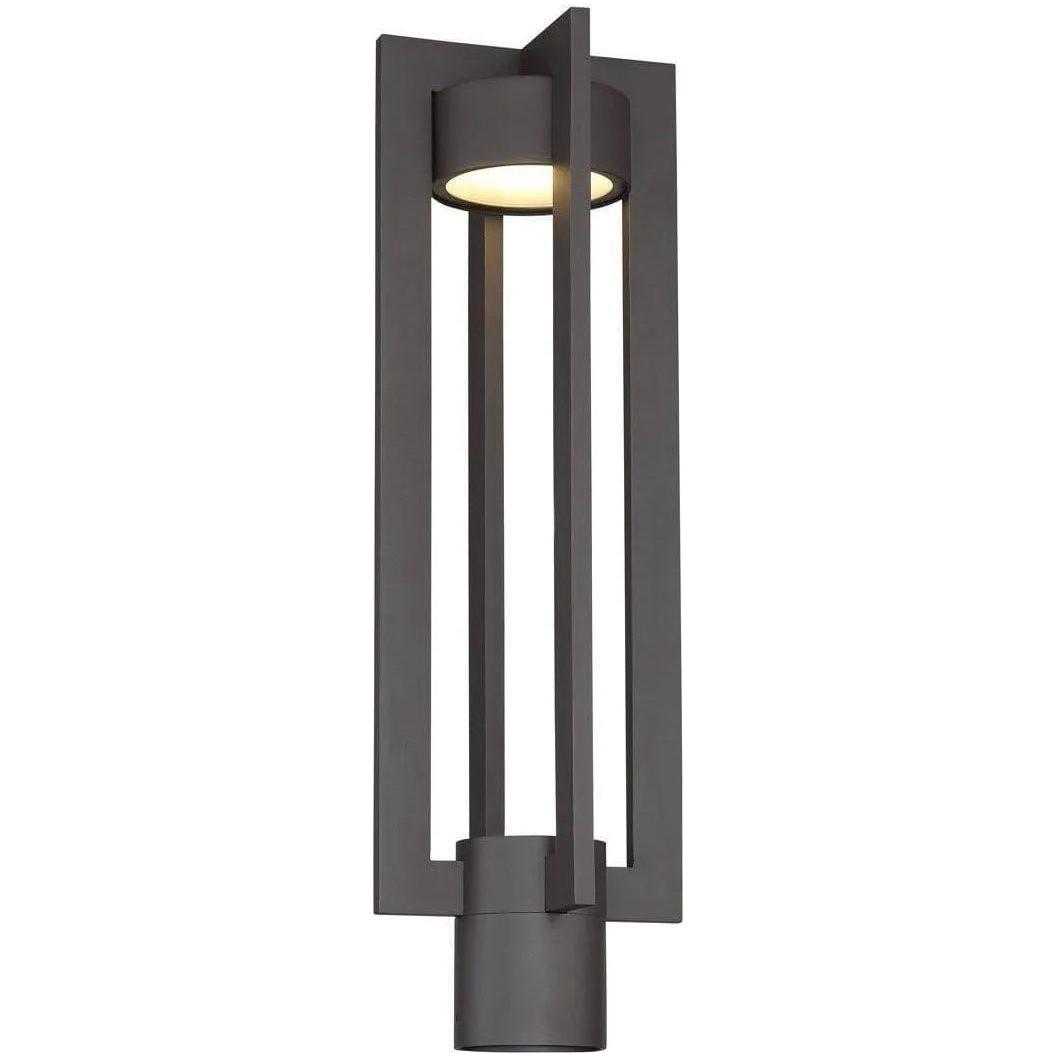 WAC Lighting - Chamber LED Outdoor Post Light - PM-W48620-BZ - Canada Light Shop