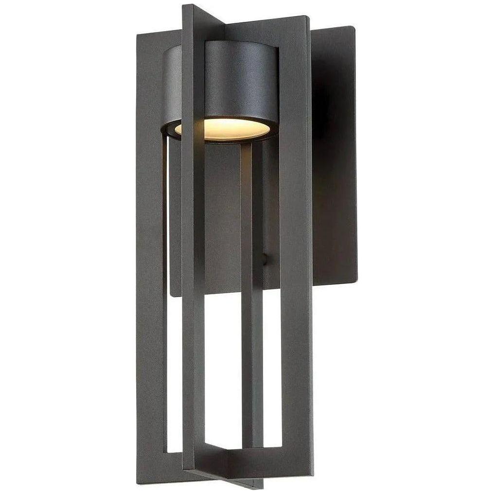 WAC Lighting - Chamber LED Outdoor Wall Light - WS-W48612-BZ - Canada Light Shop