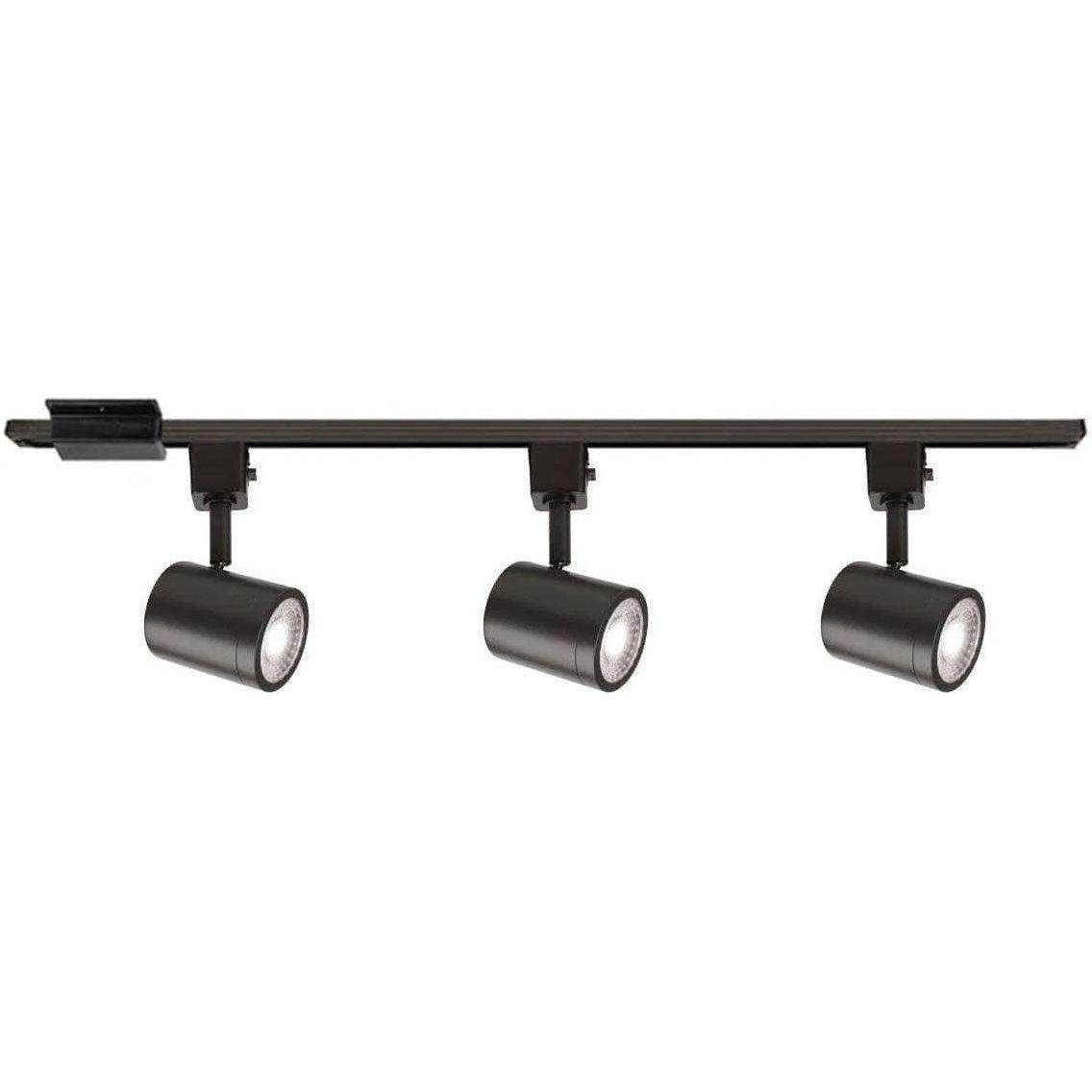 WAC Lighting - Charge LED Track Kit - H-8010/3-30-BK - Canada Light Shop