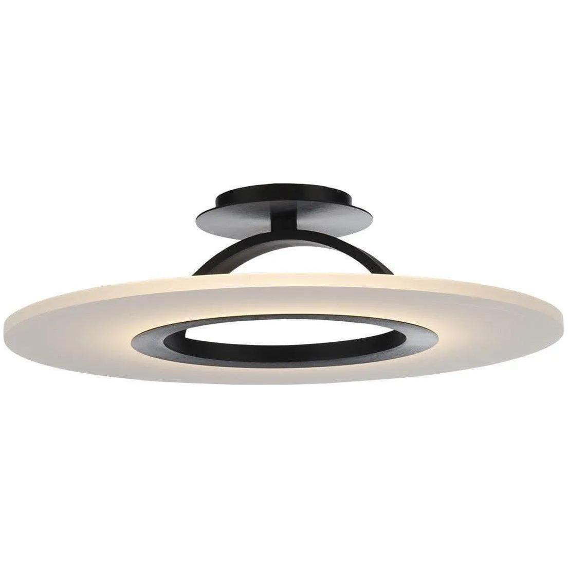 WAC Lighting - Elektron LED Convertible Semi-Flush Mount - FM-21720-BK - Canada Light Shop
