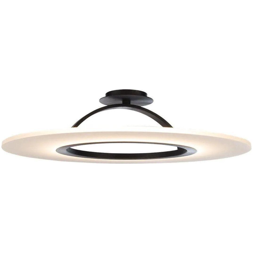 WAC Lighting - Elektron LED Convertible Semi-Flush Mount - FM-21728-BK - Canada Light Shop