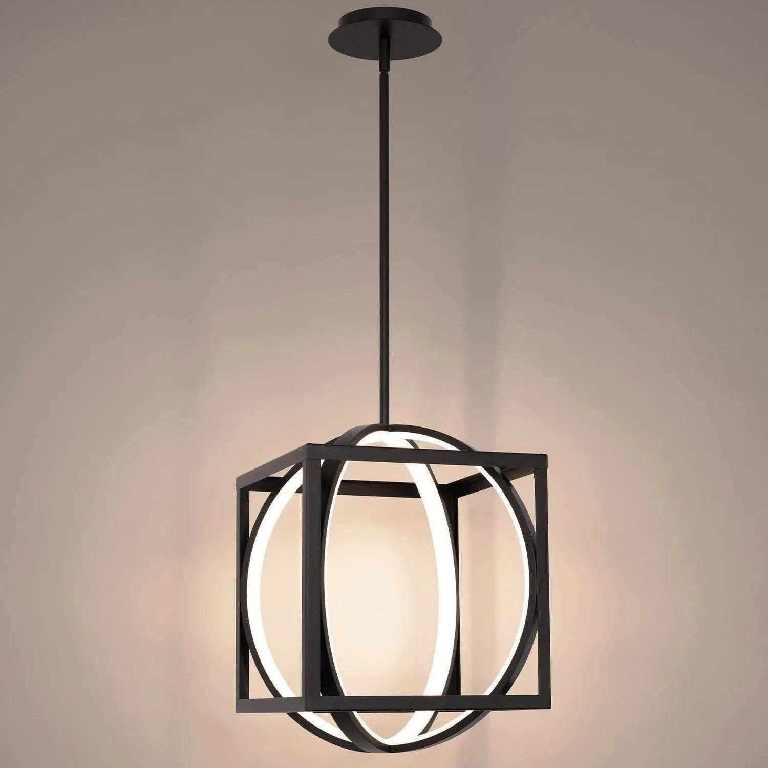 WAC Lighting - Geometri x LED Pendant - PD-57317-BK - Canada Light Shop