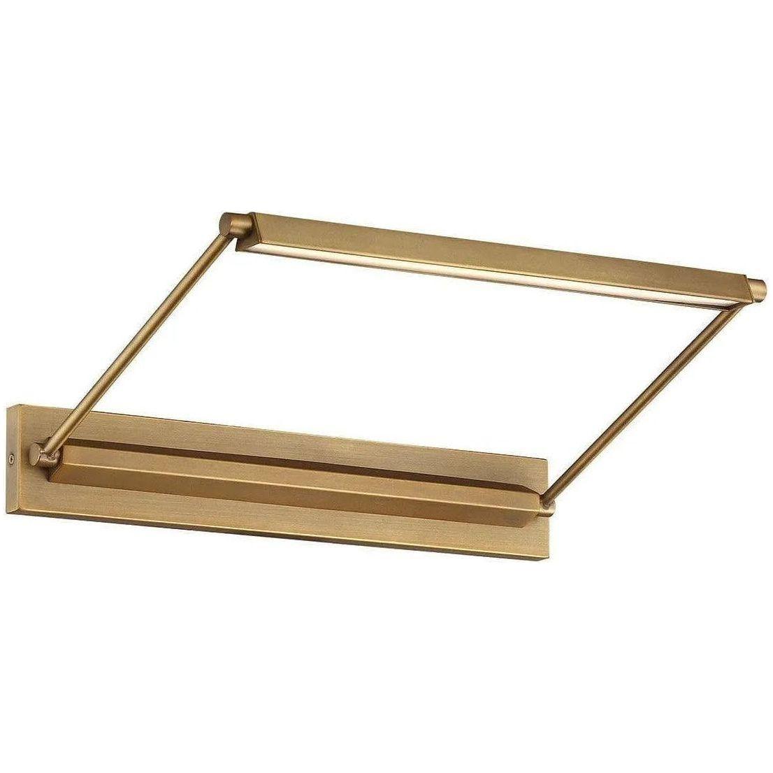 WAC Lighting - Hudson LED Picture Light - PL-LED17-30-AB - Canada Light Shop