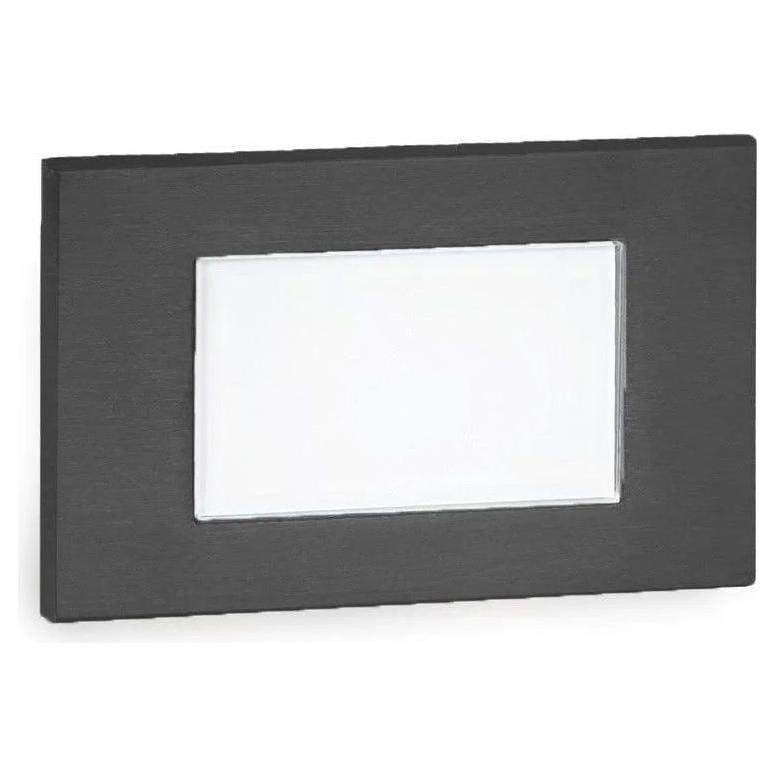 WAC Lighting - LEDme Horizontal LED130 Step and Wall Light - WL-LED130-AM-BK - Canada Light Shop