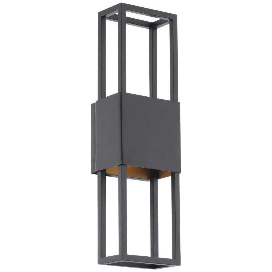 WAC Lighting - Nightvision LED Outdoor Wall Light - WS-W42016-BK/GO - Canada Light Shop