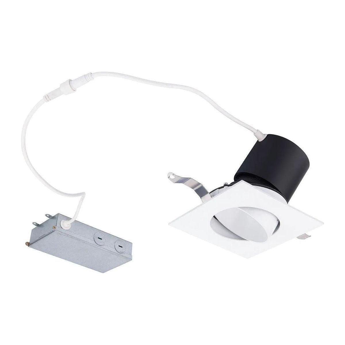 WAC Lighting - Patriot Square LED Remodel Adjustable - R3HSAR-F9CS-WT - Canada Light Shop