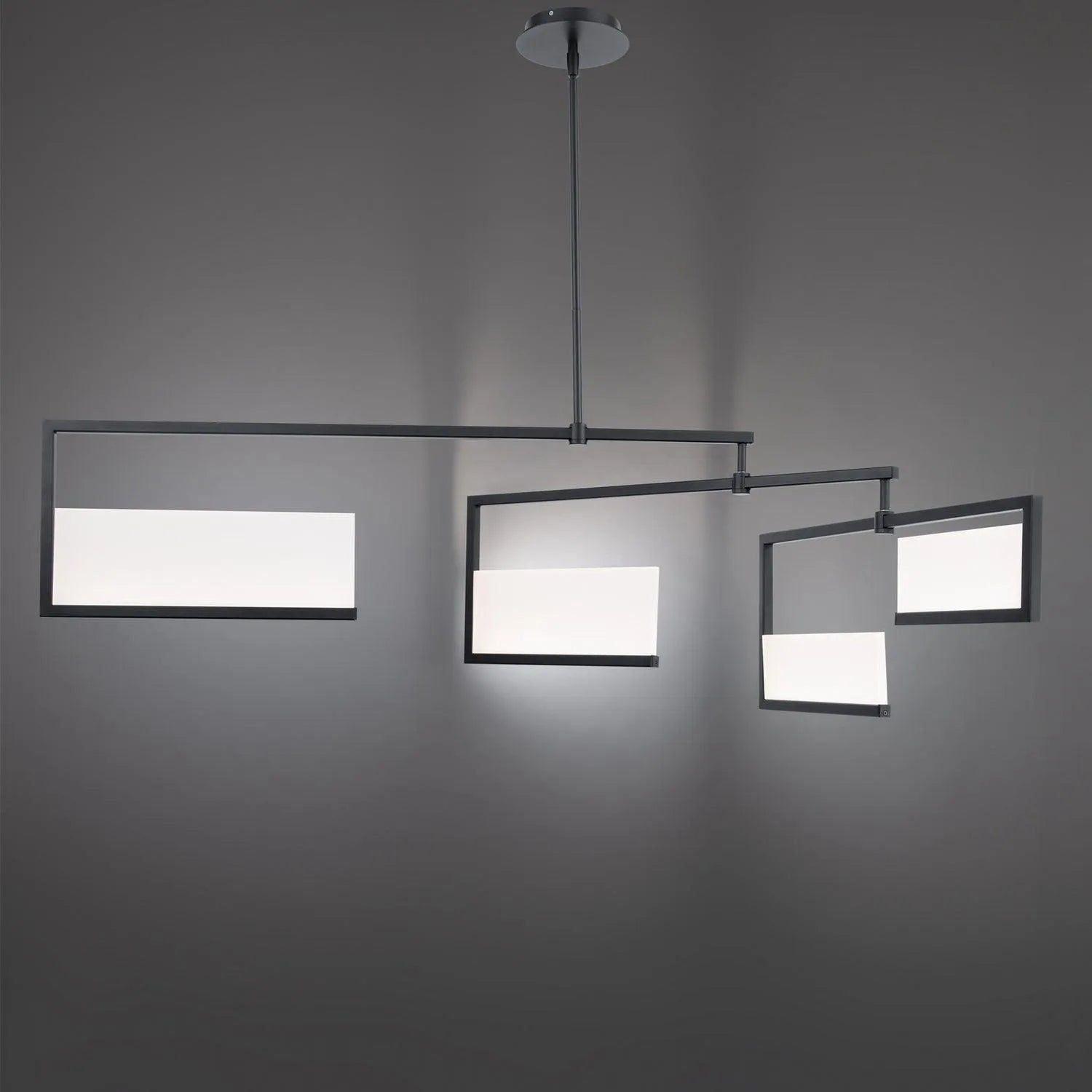 WAC Lighting - Quartet LED Chandelier - PD-29256-BK - Canada Light Shop
