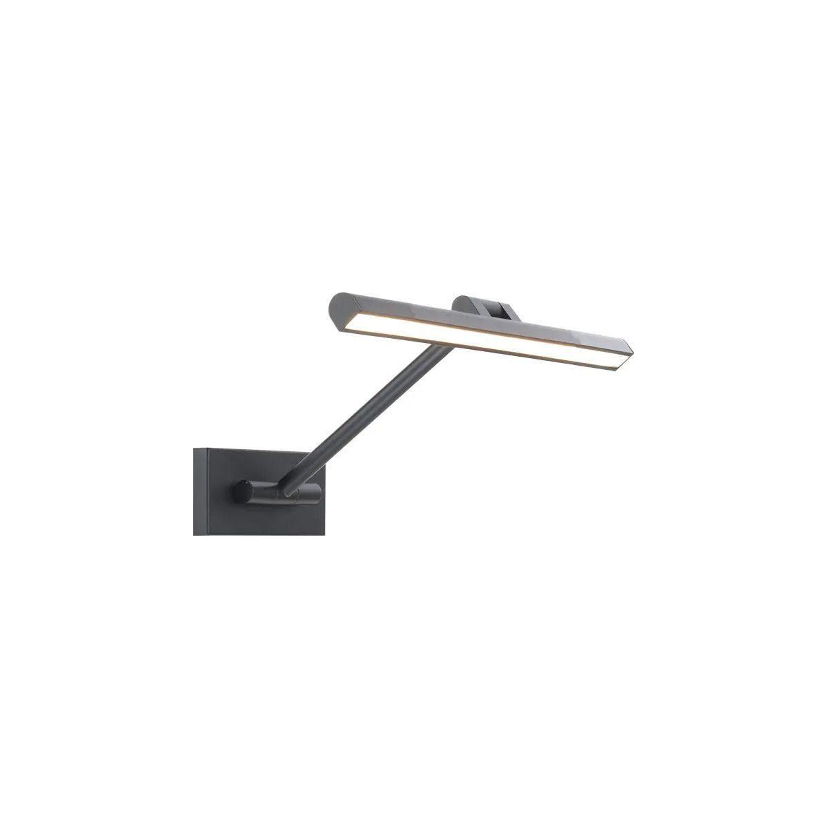 WAC Lighting - Reed LED Swing Arm Wall Lamp - PL-11017-BK - Canada Light Shop