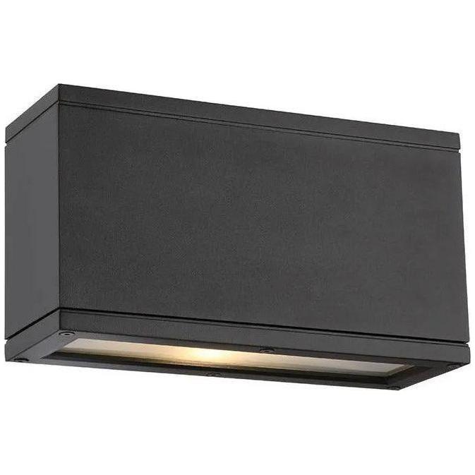 WAC Lighting - Rubix Rectangular LED Outdoor Wall Light - WS-W2510-BK - Canada Light Shop