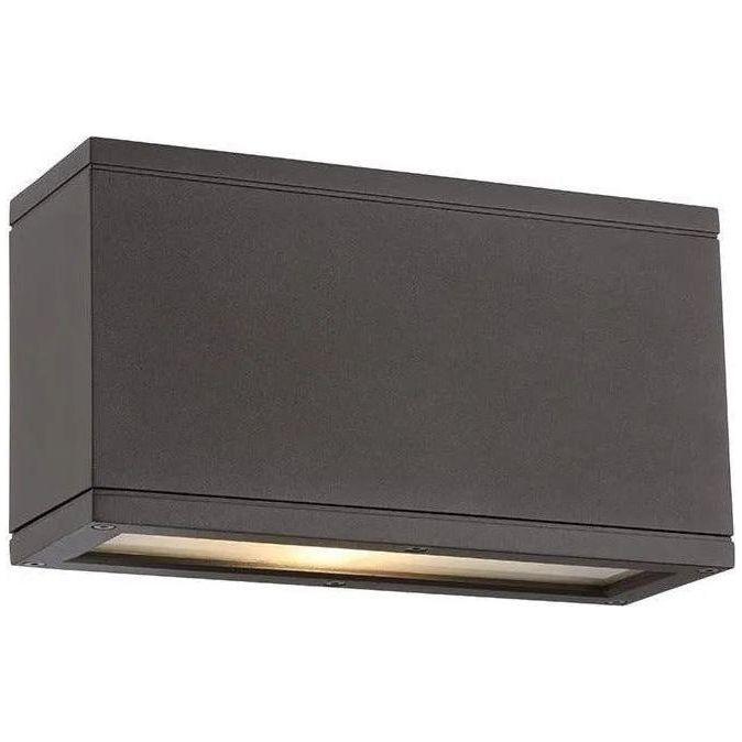 WAC Lighting - Rubix Rectangular LED Outdoor Wall Light - WS-W2510-BZ - Canada Light Shop