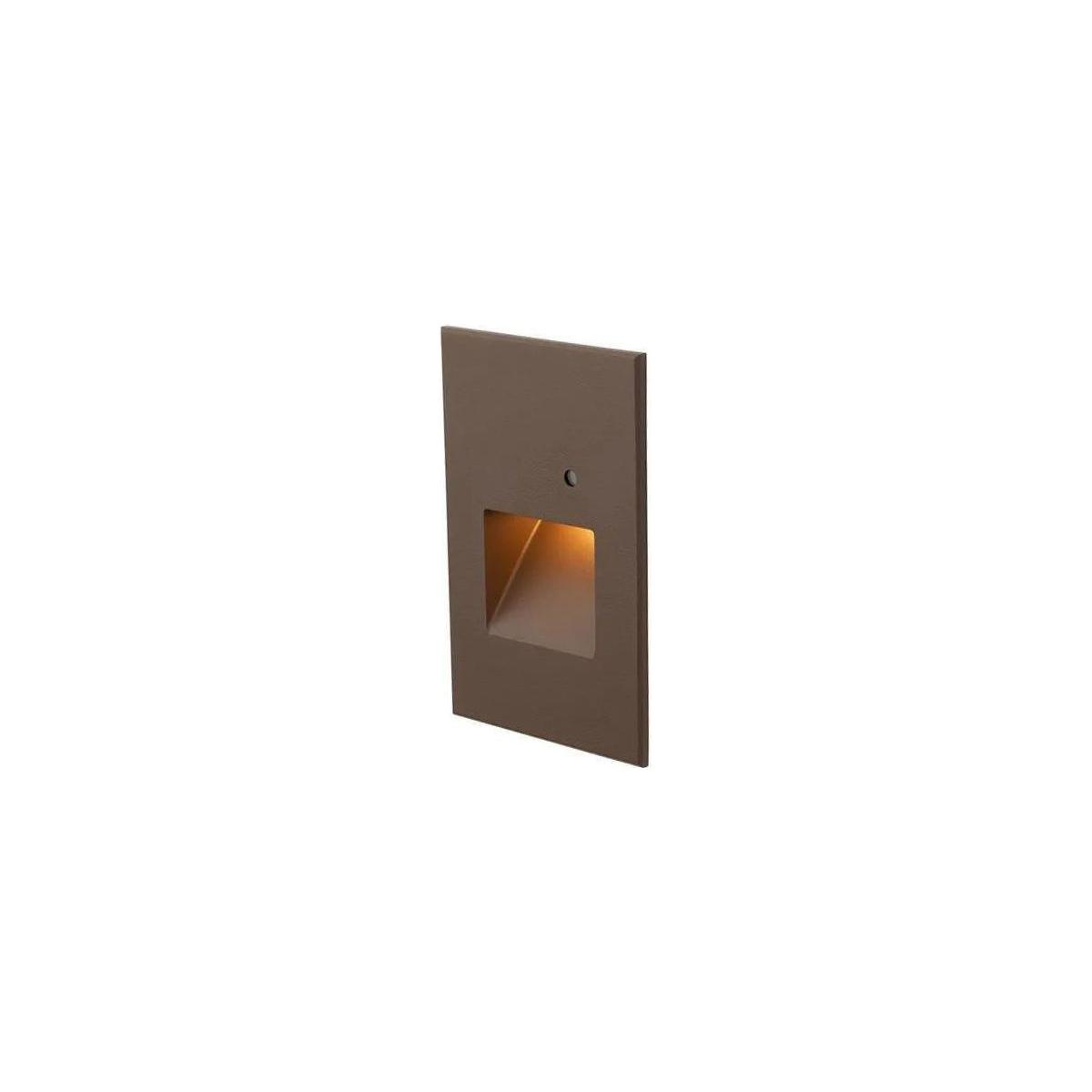 WAC Lighting - Step Light With Photocell Vertical LED Step and Wall Light - WL-LED202-30-BZ - Canada Light Shop