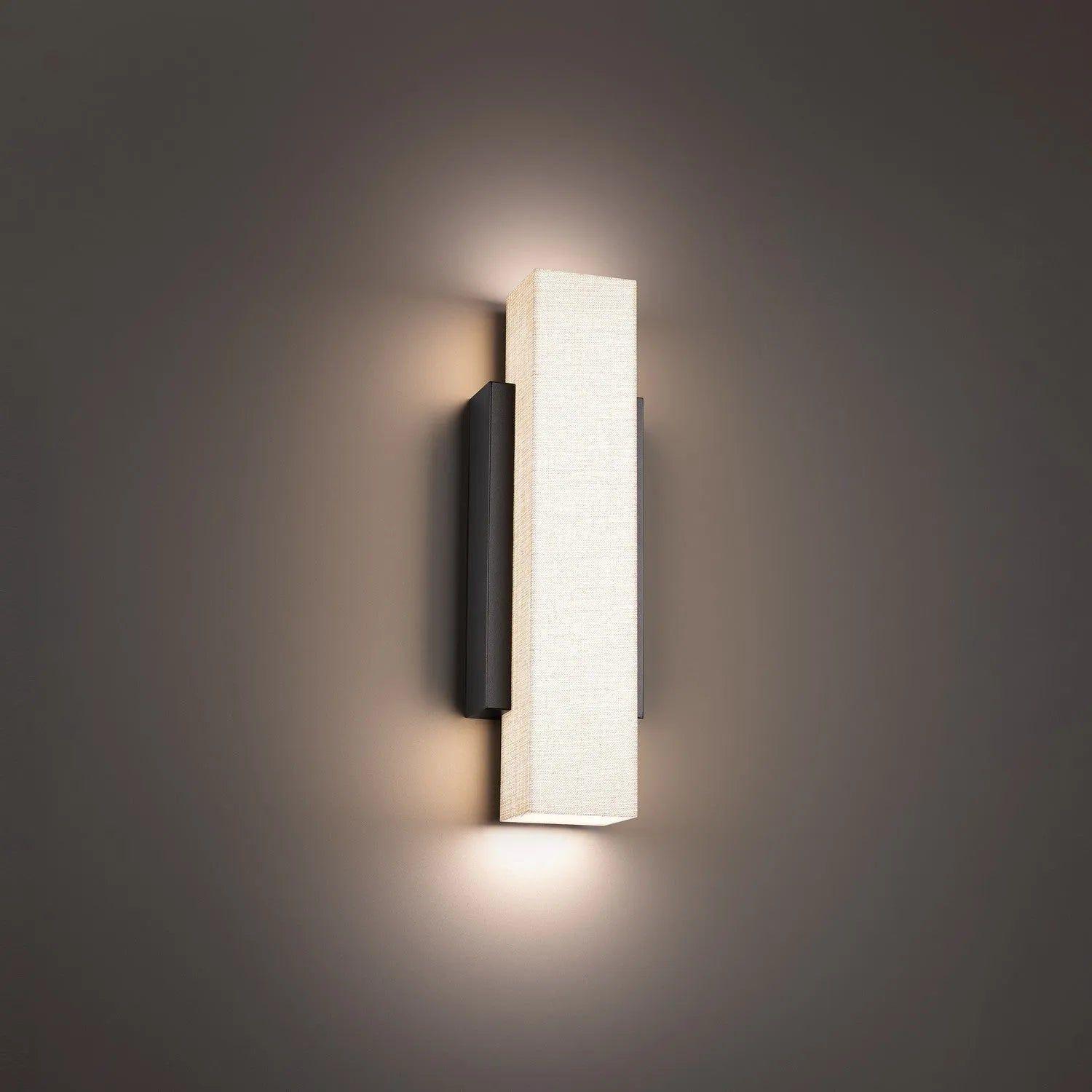 WAC Lighting - Volga LED Wall Sconce - WS-55318-27-BK - Canada Light Shop