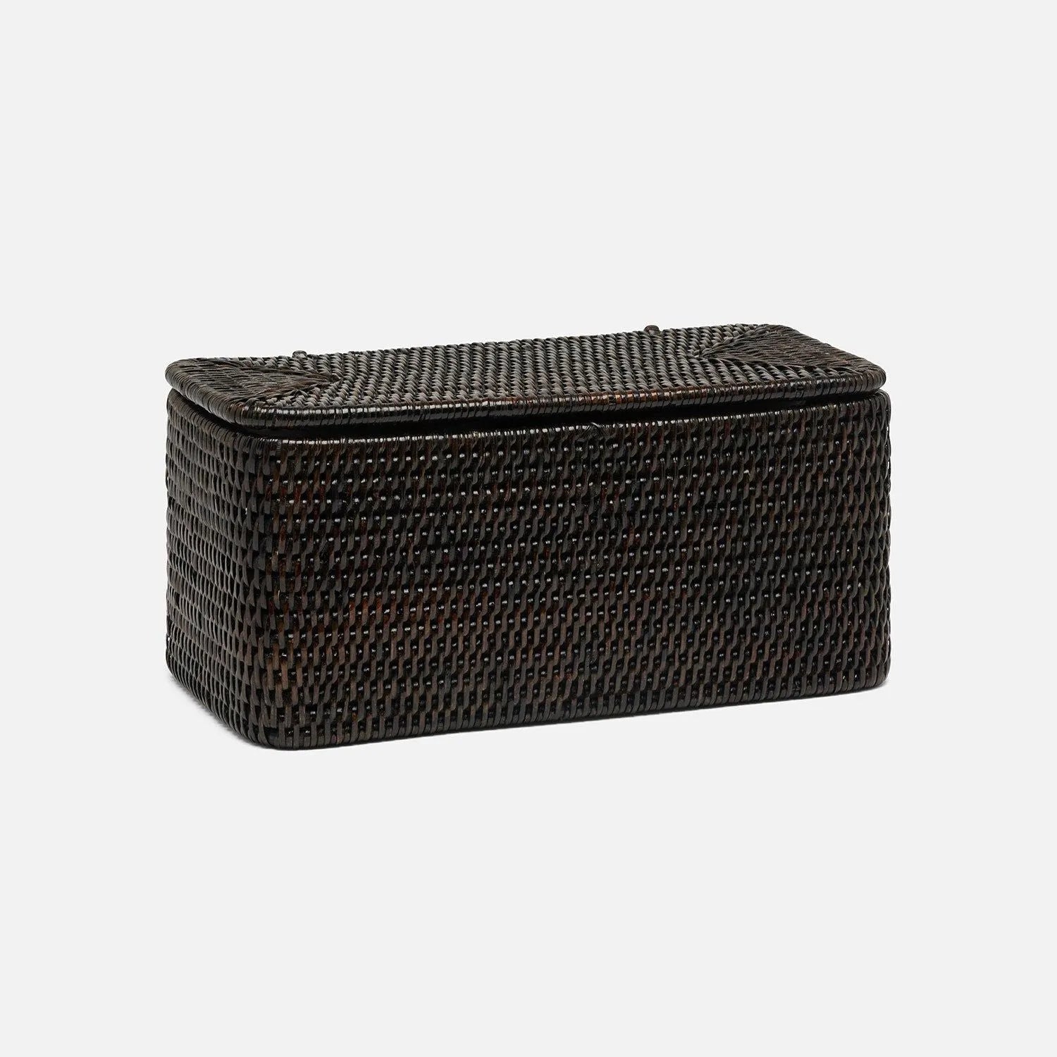 Pigeon And Poodle Camden Coastal Rattan Toilet Paper Holder - Thumbnail 3