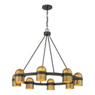 Savoy House - 1-1152-8-333 - Eight Light Chandelier - Andover - Mediterranean Bronze and Riviera Brass