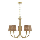 Savoy House - 1-3960-5-322 - Five Light Chandelier - Ashbury - Warm Brass