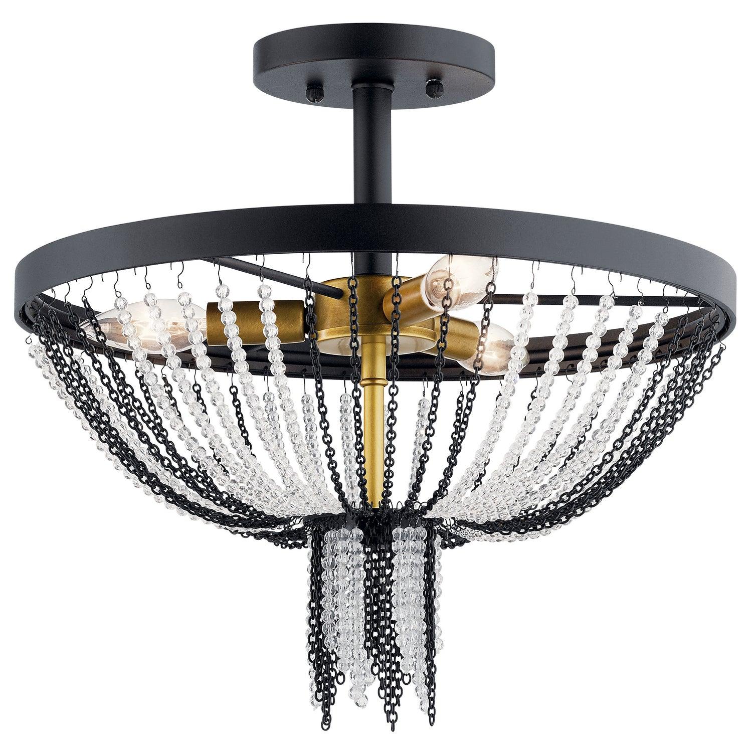 Kichler - Alexia Semi Flush Mount - 52049BKT - Canada Light Shop
