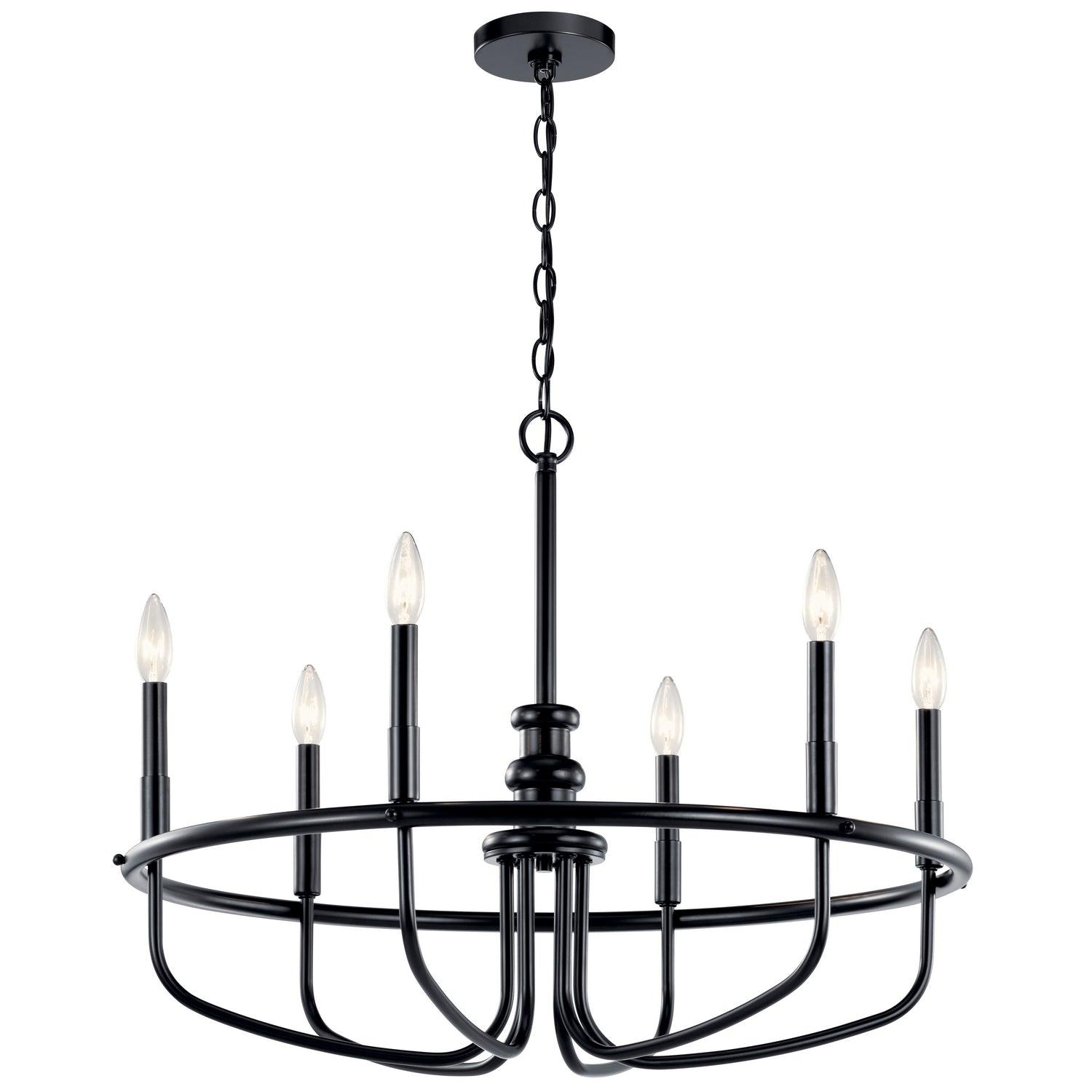 Kichler - Capitol Hill Chandelier - 52304BK - Canada Light Shop