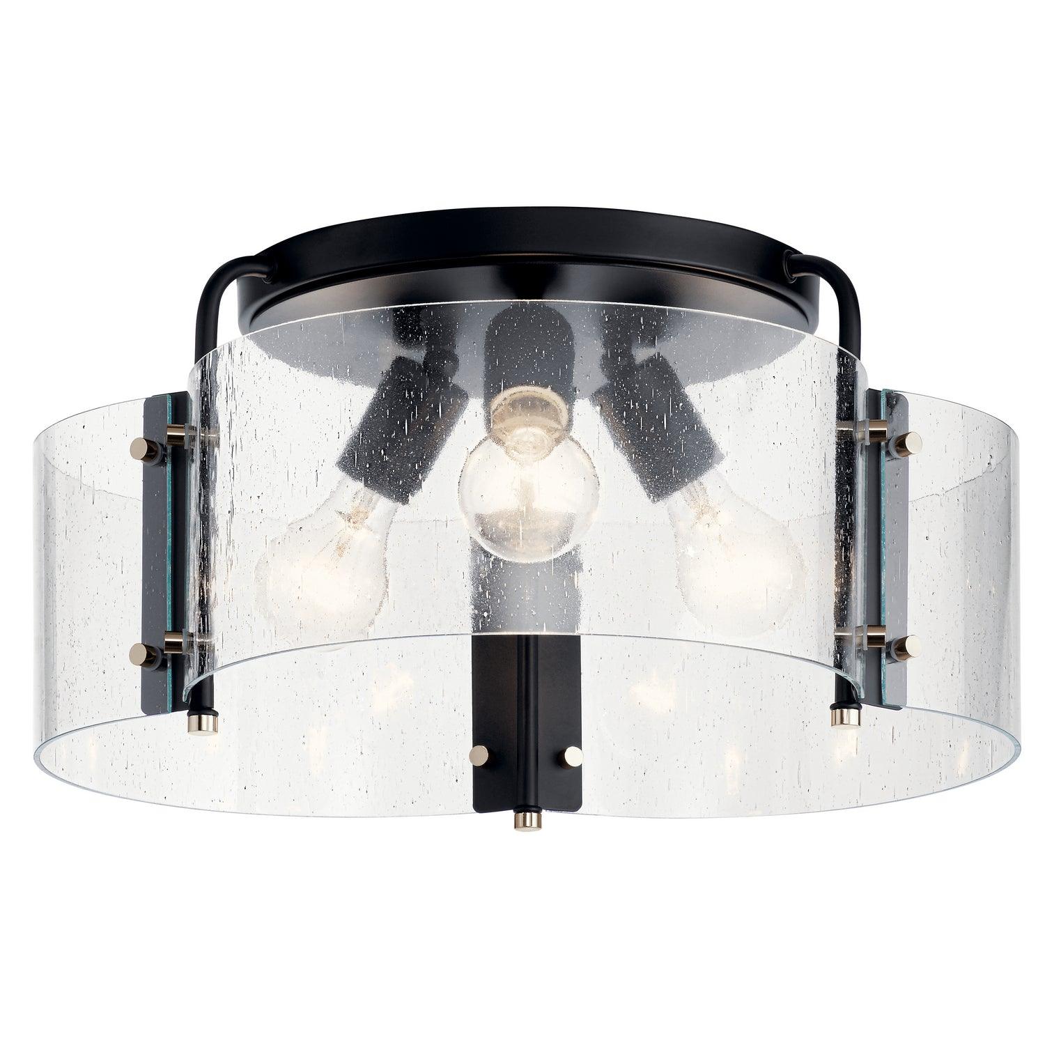 Kichler - Thoreau Semi Flush Mount - 42955BK - Canada Light Shop