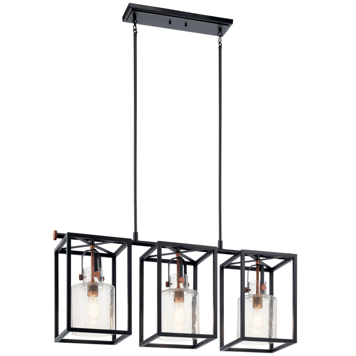 Kichler - Kitner Linear Chandelier - 52033BK - Canada Light Shop