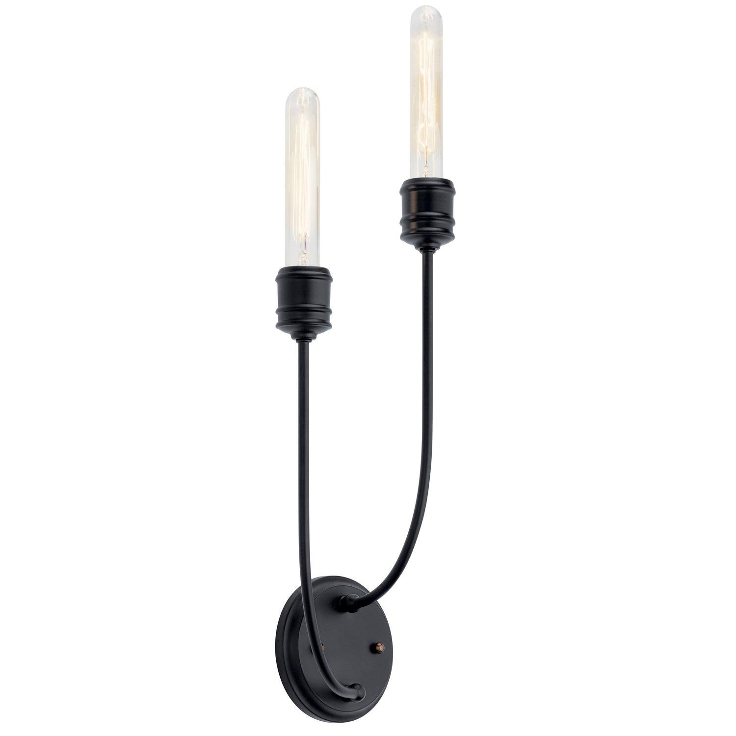 Kichler - Hatton Wall Sconce - 52259BK - Canada Light Shop