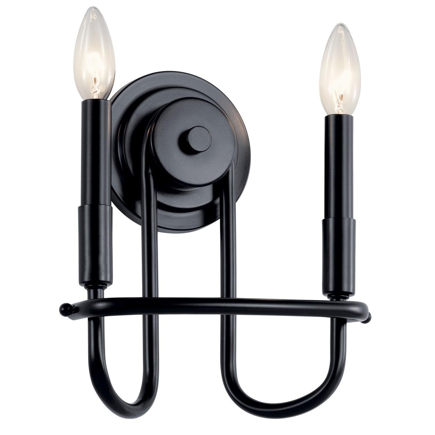 Kichler - Capitol Hill Wall Sconce - 52308BK - Canada Light Shop