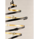 Maxim Lighting - Twister Pendant - 12235BKGLD - Canada Light Shop