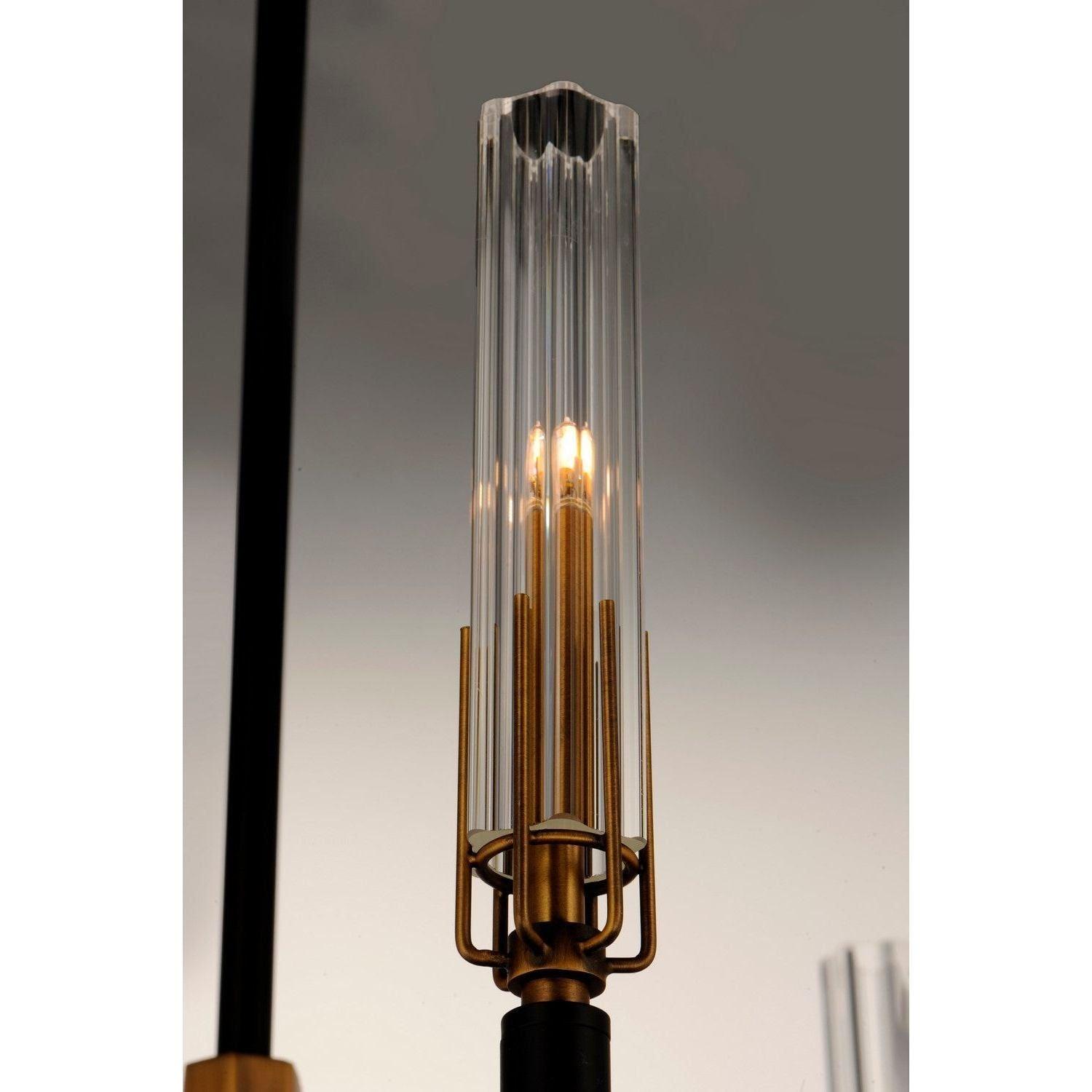 Maxim Lighting - Flambeau LED Chandelier - 16125CLBKAB - Canada Light Shop
