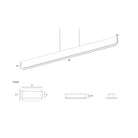 Koncept - SUB-C3-SW-MTB - LED Pendant - Sub - Matte Black